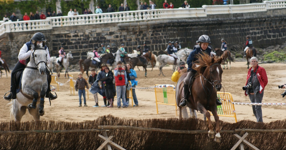 Carrera de caballos en la playa. Arabes&co 2.013